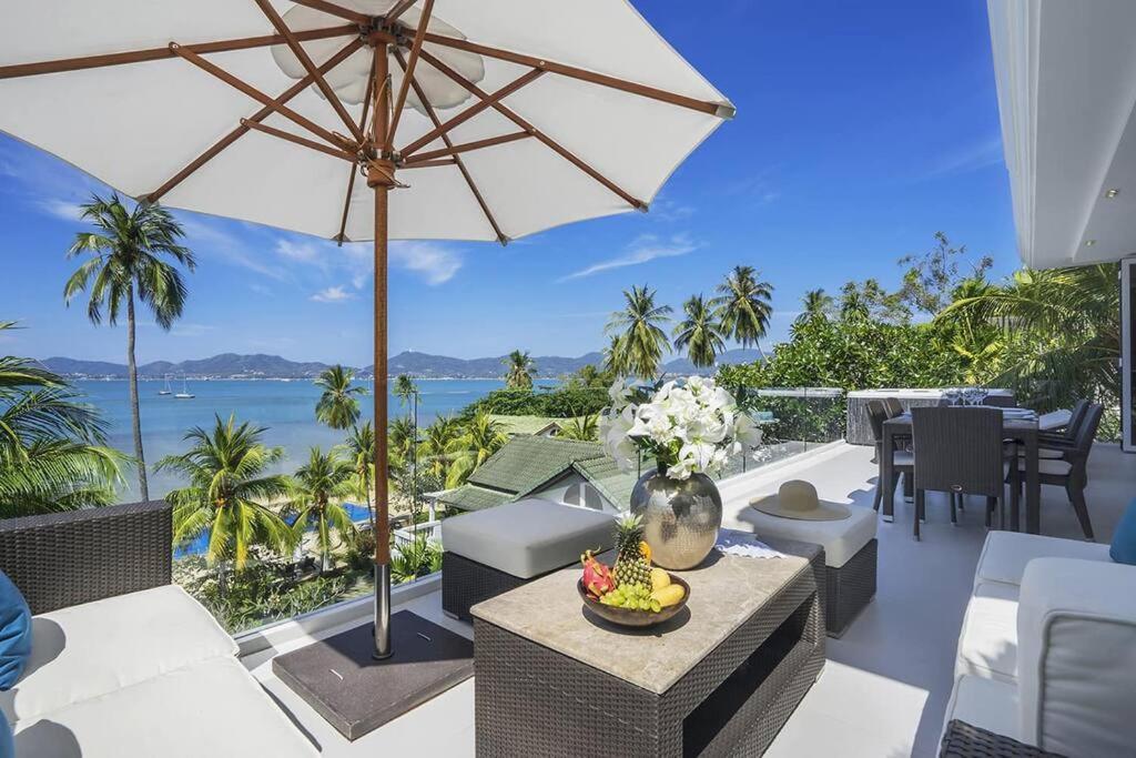 Villa Nirvana - Beachfront Tropical Chic 4Br Haven In Cape Panwa, Phuket บ้านมะขาม ภายนอก รูปภาพ