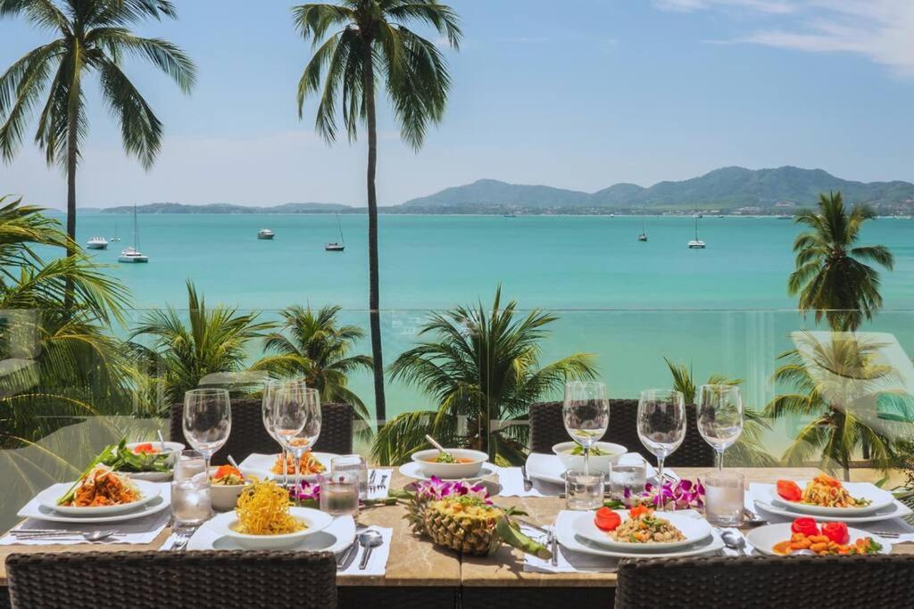 Villa Nirvana - Beachfront Tropical Chic 4Br Haven In Cape Panwa, Phuket บ้านมะขาม ภายนอก รูปภาพ